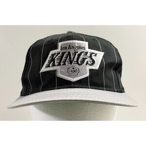Vintage LA Kings NHL Pinstripe Starter Official Licensed‎ Product Cap Hat NWT